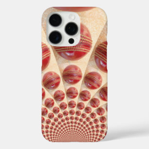 Leather Ball Rhythm Cricket Balls: Rhythmic Array iPhone 16 Pro Case