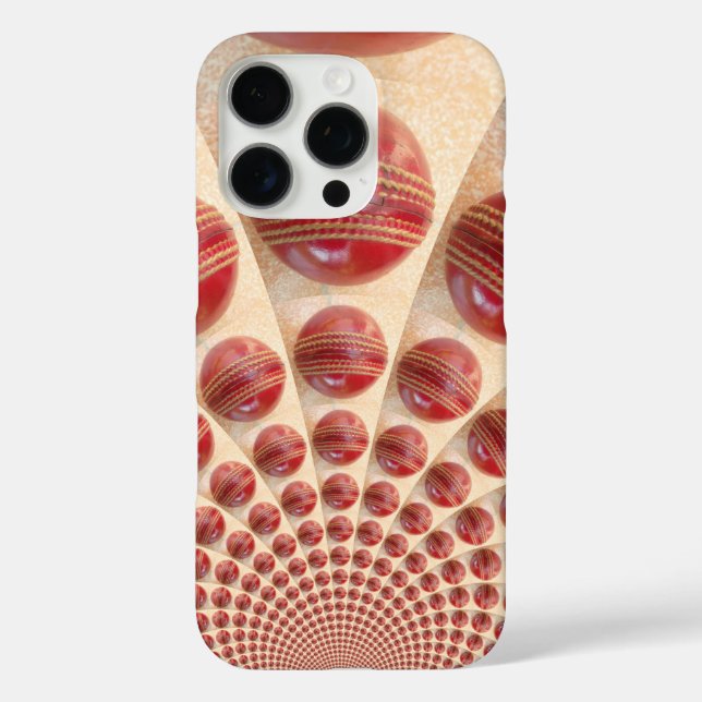 Leather Ball Rhythm Cricket Balls: Rhythmic Array Case-Mate iPhone Case (Back)