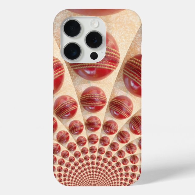 Leather Ball Rhythm Cricket Balls: Rhythmic Array Case-Mate iPhone Case (Back)