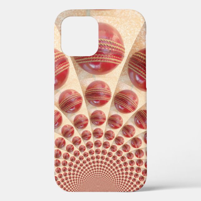 Leather Ball Rhythm Cricket Balls: Rhythmic Array Case-Mate iPhone Case (Back)