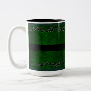Leather & Belt Rich Green Coffee Mug