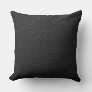 Leather Blue Tartan Fabric Crocodile Skin Cushion