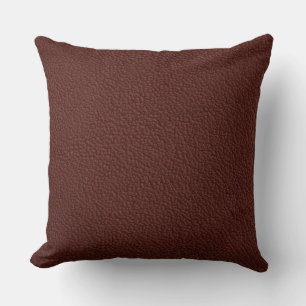 Leather Blue Tartan Fabric Crocodile Skin Cushion