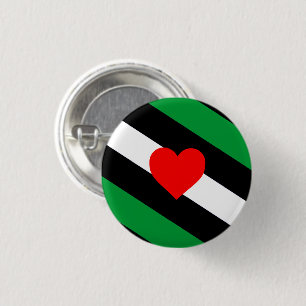 Leather Boi Pride Flag 3 Cm Round Badge