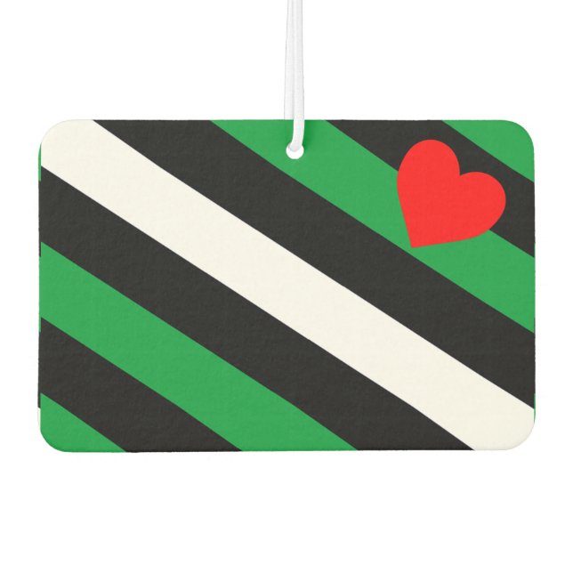 Leather Boi Pride Flag Car Air Freshener (Front)