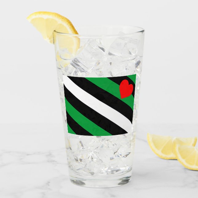 Leather Boi Pride Flag Glass (Front Ice)