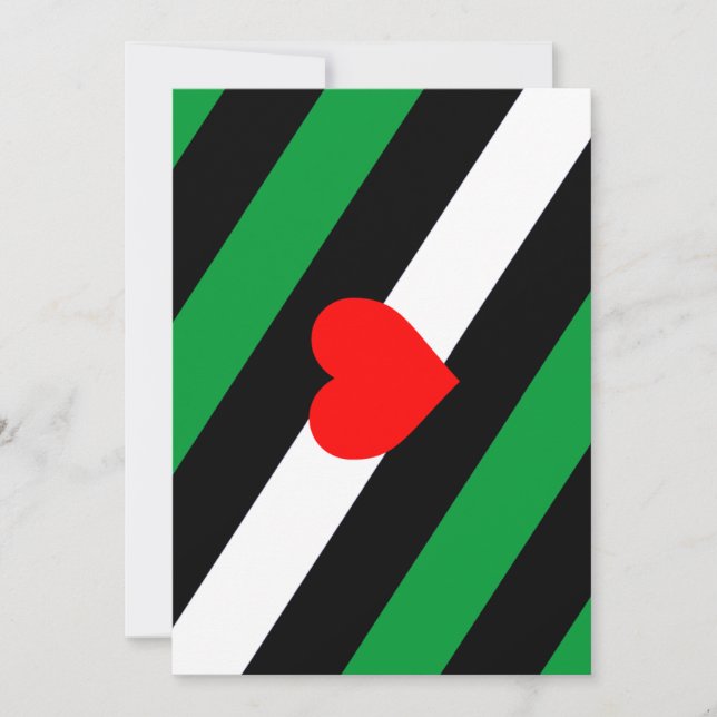 Leather Boi Pride Flag Holiday Card (Front)