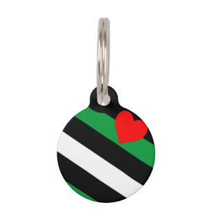 Leather Boi Pride Flag Pet Tag