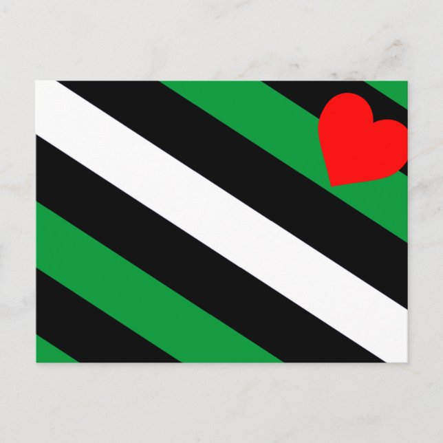 Leather Boi Pride Flag Postcard (Front)