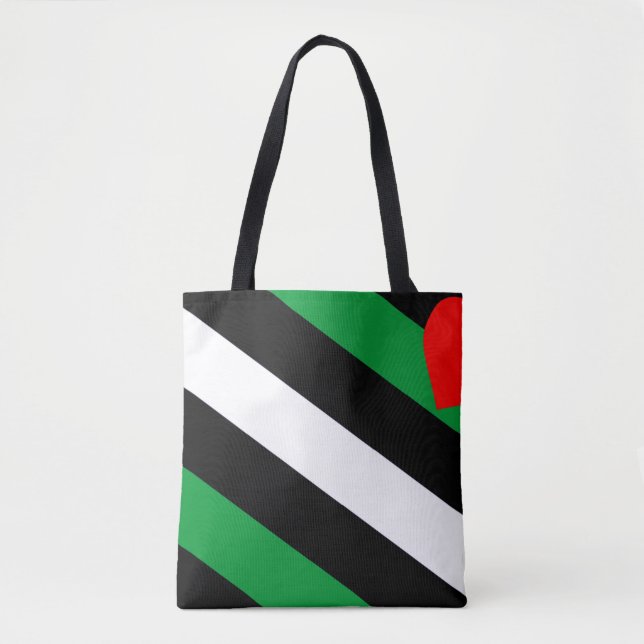 Leather Boi Pride Flag Tote Bag (Front)