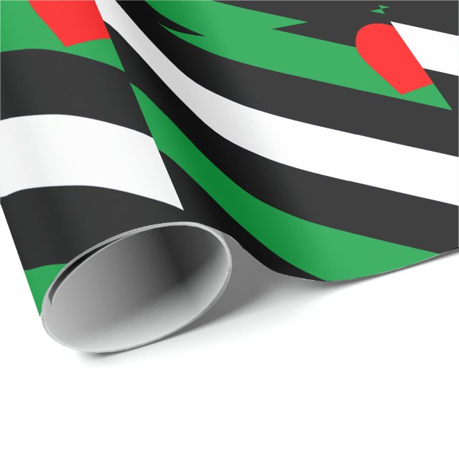 Leather Boi Pride Flag Wrapping Paper (Roll Corner)