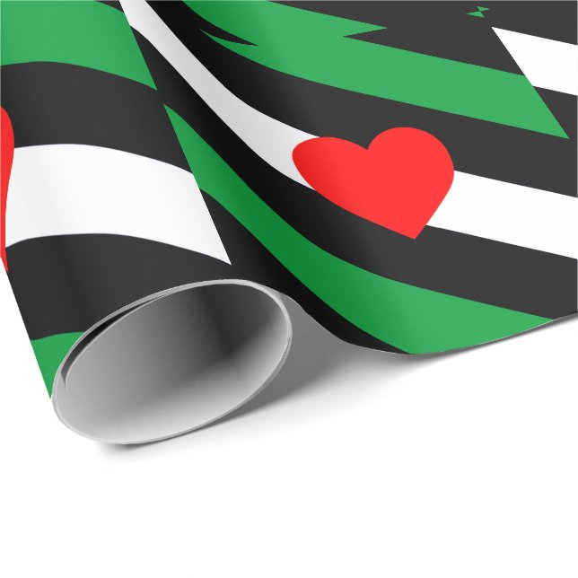 Leather Boi Pride Flag Wrapping Paper (Roll Corner)