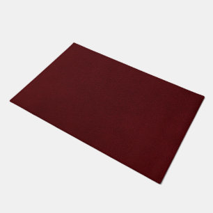 Leather brown abstract doormat
