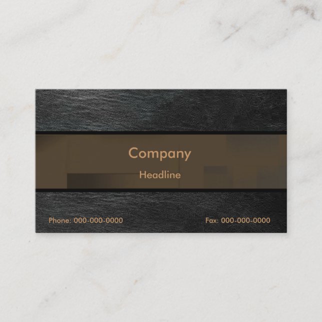 Leather Business Card (Front)