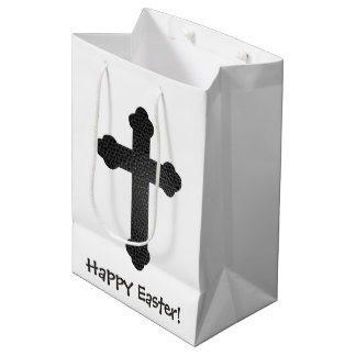 Leather Cross Easter Gift Bag