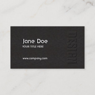 Leather Design Business Card