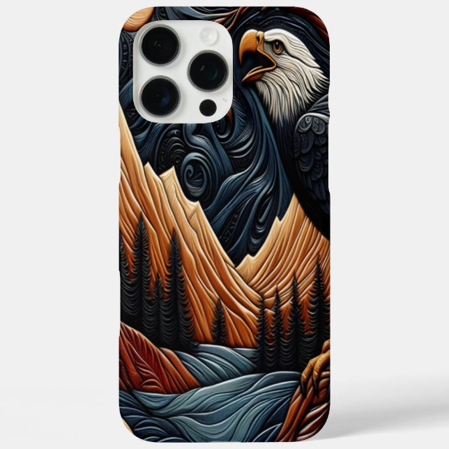 Leather Eagle Nature Design Case-Mate iPhone Case (Back)