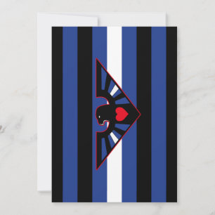 Leather Eagle Pride Flag Holiday Card