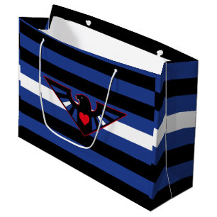 Leather Eagle Pride Flag Large Gift Bag
