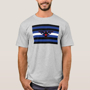 Leather Eagle Pride Flag T-Shirt