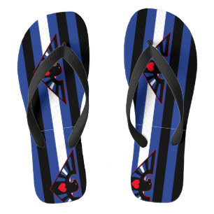 Leather Eagle Pride Flip Flops