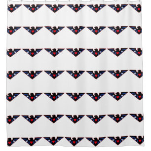 Leather Eagle Pride Shower Curtain