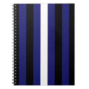 LEATHER FLAG STRIPES -.png Notebook