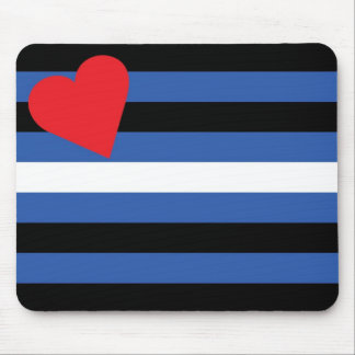 Leather Flag (traditional) Mouse Mat