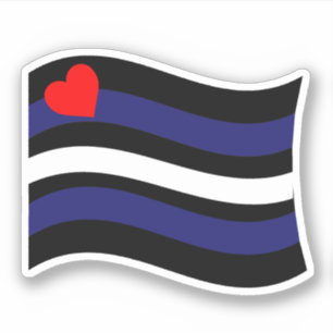 LEATHER FLAG WAVING