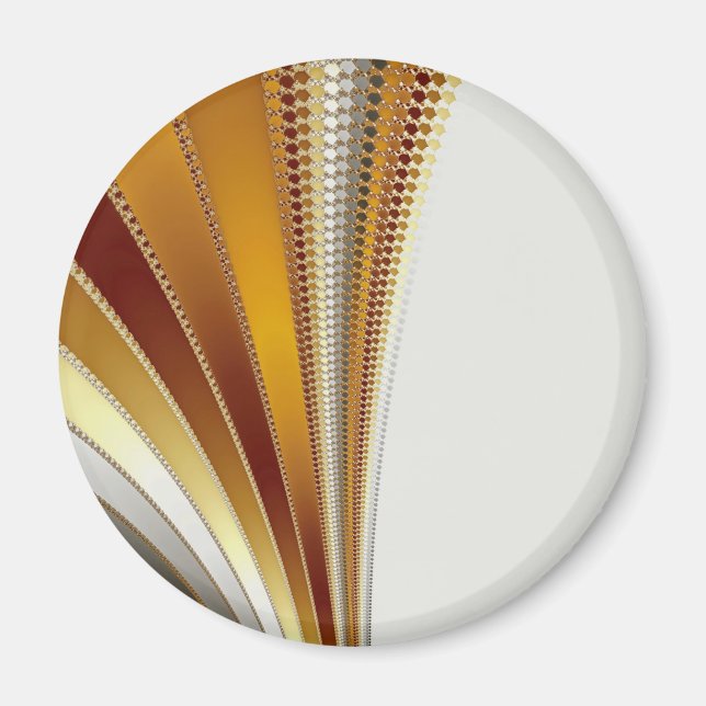 Leather - Fractal Magnet (Front)