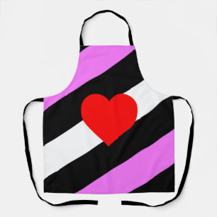Leather Girl Pride Flag Apron
