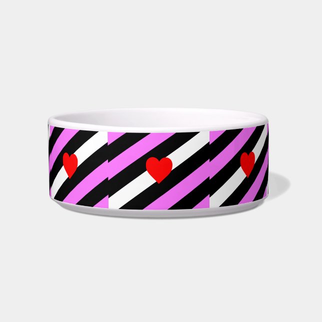 Leather Girl Pride Flag Bowl (Front)