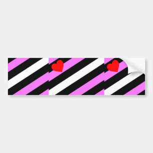 Leather Girl Pride Flag Bumper Sticker