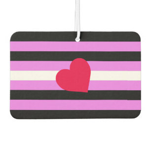 Leather Girl Pride Flag Car Air Freshener