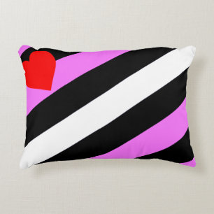 Leather Girl Pride Flag Decorative Cushion