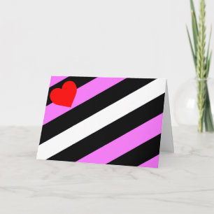 Leather Girl Pride Flag Holiday Card