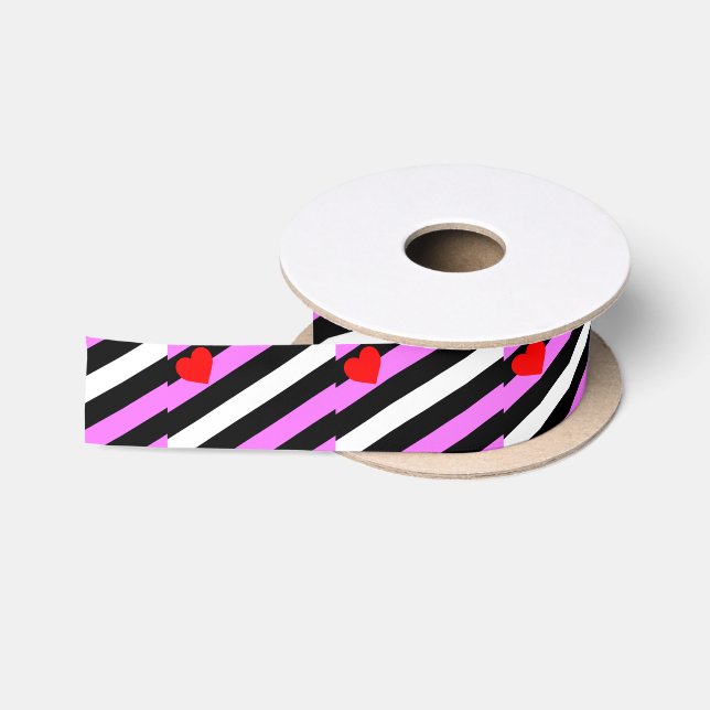 Leather Girl Pride Flag Satin Ribbon (Spool)