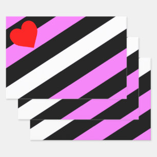 Leather Girl Pride Flag Wrapping Paper Sheet