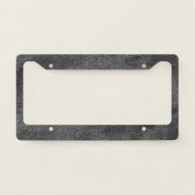 Leather License Plate Frame