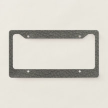 Leather License Plate Frame