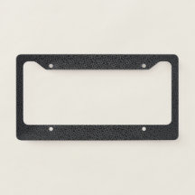 Leather License Plate Frame