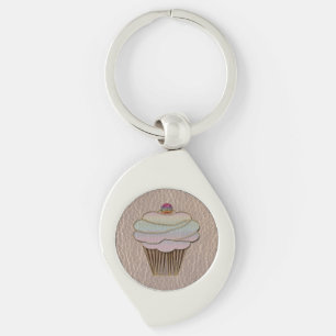 Leather-Look Baking Soft Key Ring