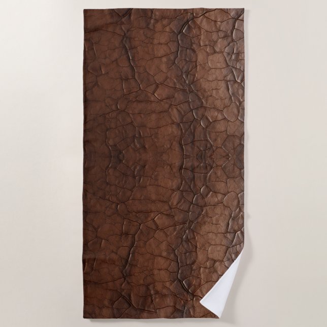 Leather-look Beach Towel (Front)