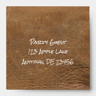 Leather Look Envelopes