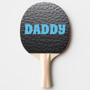 LEATHER LOOK FAUX DADDY DOM PING PONG PADDLE