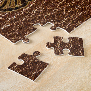 Leather-Look Fish Jigsaw Puzzle