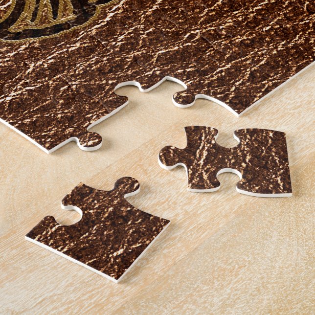 Leather-Look Fish Jigsaw Puzzle (Side)