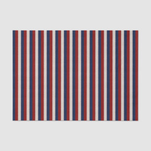 LEATHER LOOK PATRIOTIC STRIPES-TISSUE WRAP PAPER