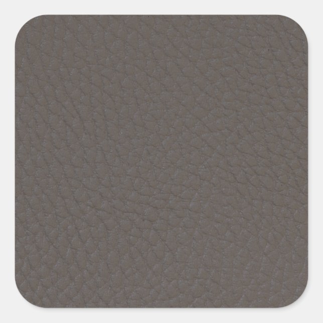 Leather-look pattern square sticker (Front)