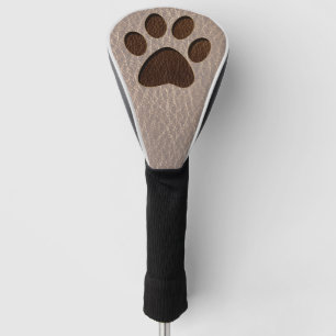 Leather-Look Paw Soft Golf Head Cover